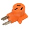 Ac Works Plug Adapter, 10-50R, 14-50P, 0 ft., Orange WD14501050 - alternate 2